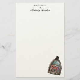 a view through a stirrup briefpapier