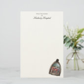 a view through a stirrup  briefpapier (Stehend Vorderseite)