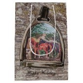 a view through a stirrup mittlere geschenktüte (Rückseite)