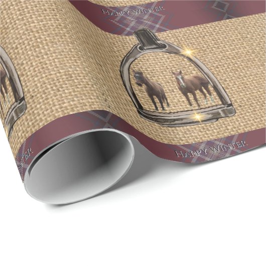 A VIEW THROUGH THE STIRRUPS GESCHENKPAPIER (Rolleneckpunkt)