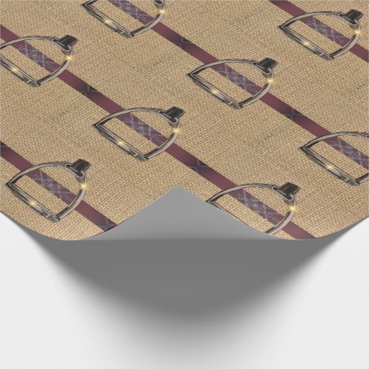 A VIEW THROUGH THE STIRRUPS GESCHENKPAPIER (Ecke)