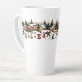 A Village Wrapped in Christmas Magic Milchtasse (Linke Ecke)