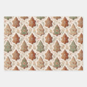 A Vintage Christmas Season Geschenkpapier Set (Vorderseite)