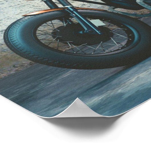 A vintage motorcycle poster (Ecke)