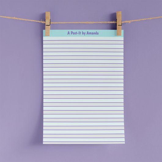 A von "Ihr Name" Meldebogen "Post-it® Notes" Post-it Klebezettel