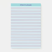 A von "Ihr Name" Meldebogen "Post-it® Notes" Post-it Klebezettel (Vorderseite)