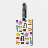 A.W. Bagography Gepäckanhänger (Rückseite vertikal)