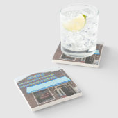 A.W. Shucks Oyster Bar Restaurant Charleston, SC. Steinuntersetzer (Seitenansicht)