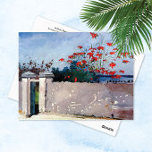 A Wall Nassau Winslow Homer Postkarte