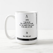 A war eine Ameise Kaffeetasse (Links)