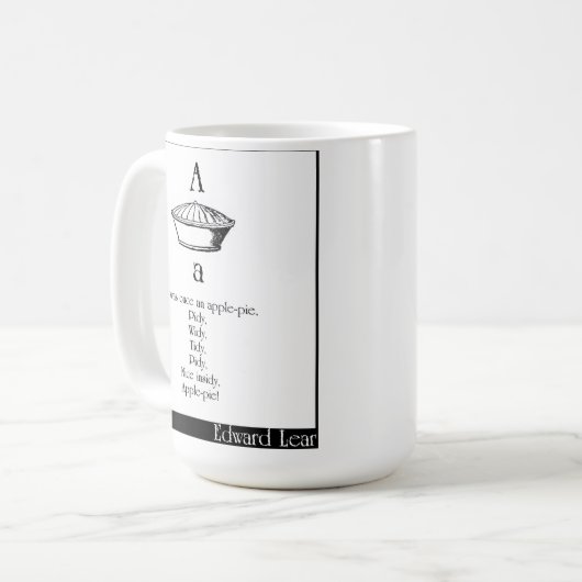 A war einmal ein Apfelkuchen Kaffeetasse (Vorderseite Links)