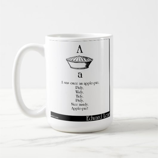 A war einmal ein Apfelkuchen Kaffeetasse (Links)