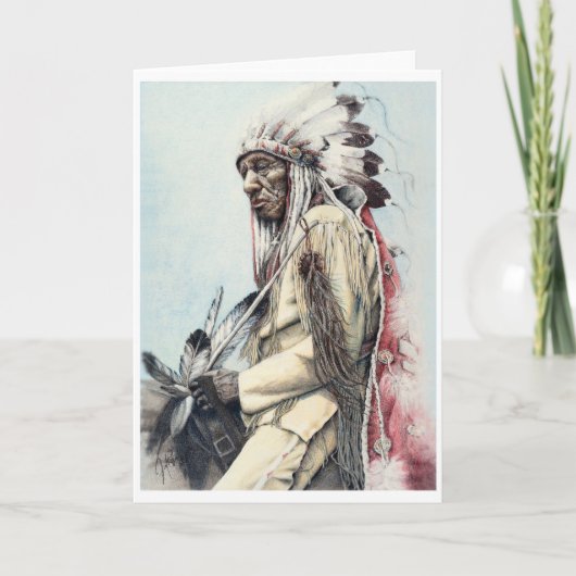 A Warrior's Legacy Fine Art Card Karte (Vorderseite)