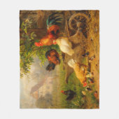 A Watchful Eye Carl Jutz 1916 Bauernhof Fleecedecke (Vorderseite)