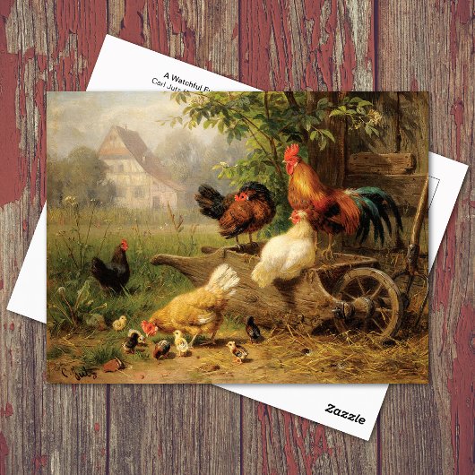 A Watchful Eye Carl Jutz Postkarte