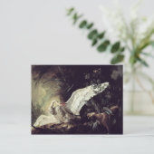 A Water Spaniel Postkarte (Stehend Vorderseite)