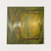 A Waterfall's Whisper in Eternal Nature Wandteppich (Vorderseite (Horizontal))