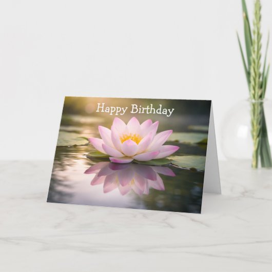 A Waterlily Karte (Vorderseite)