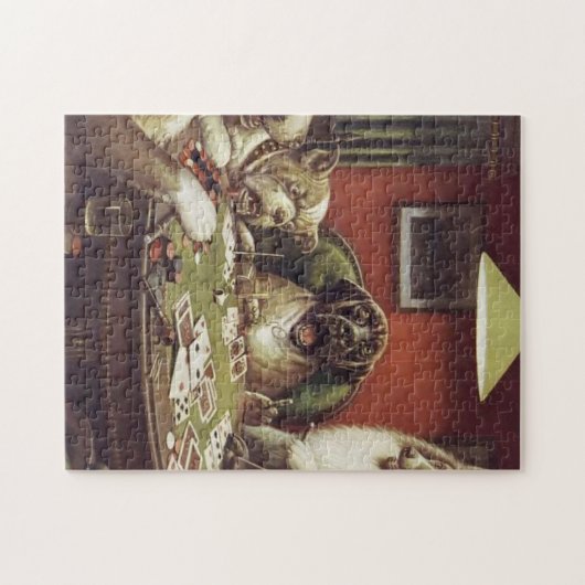 A Waterloo - Dogs Playing Poker - Cassius Coolidge Puzzle (Horizontal)