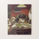 A Waterloo - Dogs Playing Poker - Cassius Coolidge Puzzle (Vertikal)