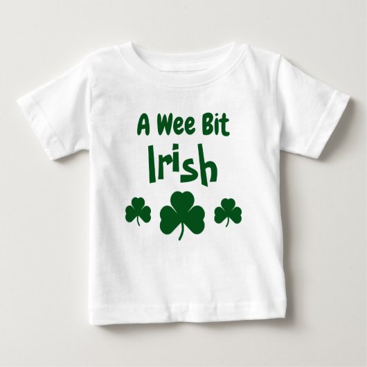 A Way Bit Irish Baby T-shirt (Vorderseite)