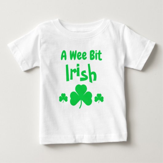 A Way Bit Irish Baby T-shirt (Vorderseite)