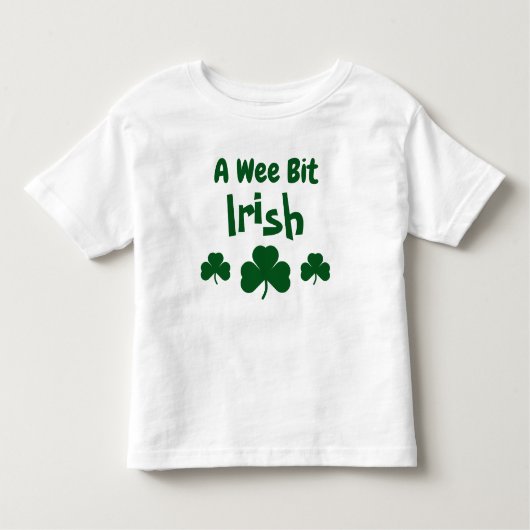 A Way Bit Irish Kleinkind T-shirt (Vorderseite)