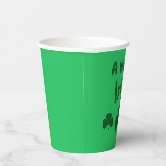 A Way Bit Irish Pappbecher (Rechts)