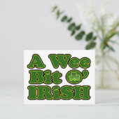 A Way Bit O Irish Postcard Postkarte (Stehend Vorderseite)