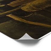 A Weaver's Hütte - Van Gogh - c1884 Poster (Ecke)