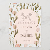 A wedding invitation with a dreamy, romantic touch (Vorne/Hinten)