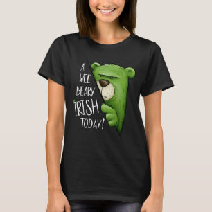 A Wee Beary Irish Heute Green Grumpy Bär Pub St. P T-Shirt