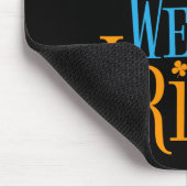 A Wee Bit Irish Pride St Patricks Day Kleeblatt Gr Mousepad (Ecke)