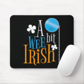 A Wee Bit Irish Pride St Patricks Day Kleeblatt Gr Mousepad (Mit Mouse)