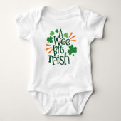 A Wee Bit Irish St. Patrick's Day Baby Strampler (Vorderseite)
