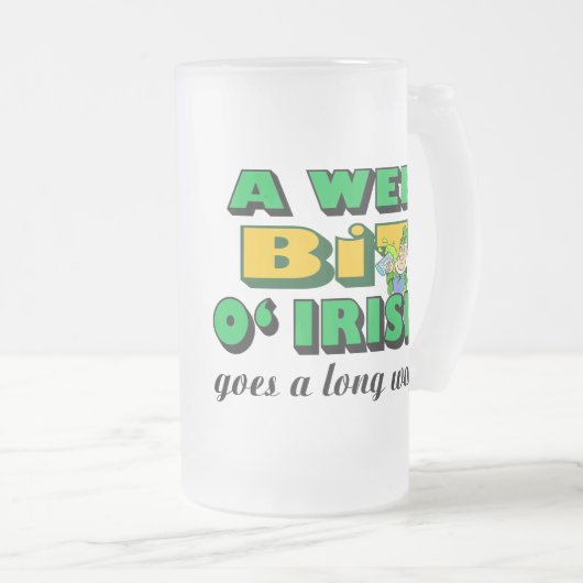 A Wee Bit Irish Tasse (VorderseiteRechts)