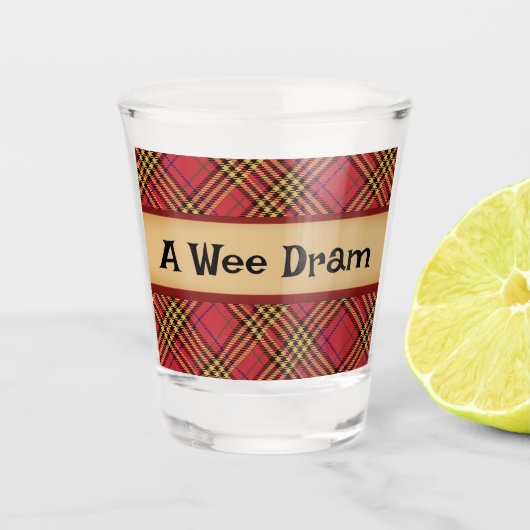 A Wee Dram of Scotch Schnapsglas (Vorderseite)