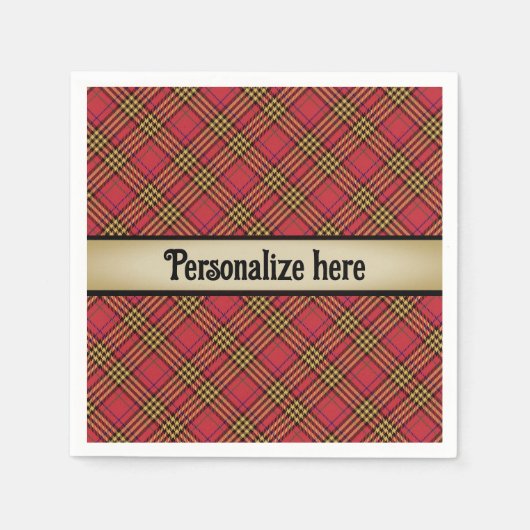 A Wee Dram of Scotch Serviette (Vorderseite)