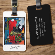 'A wee dram' Scottish Terrier Dog Custom