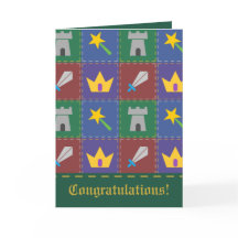 A Wee One's Fantasy Quilt Greeting Card