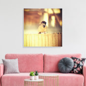 A Wee Sparrow Leinwanddruck (Insitu (Wohnzimmer))