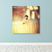 A Wee Sparrow Leinwanddruck (Insitu (Holzboden))