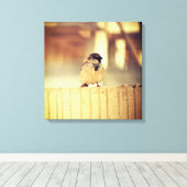 A Wee Sparrow Leinwanddruck (Insitu (Holzboden))