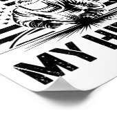 A Welder Melted My Heart Valentine Day On Ck Wel  Poster (Ecke)