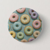 A Whimsical Pastel Donut Dream Button (Vorderseite)