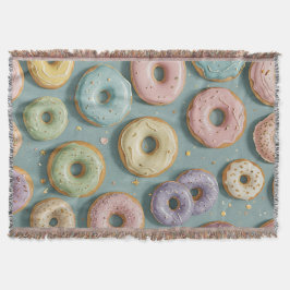 A Whimsical Pastel Donut Dream Decke