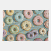 A Whimsical Pastel Donut Dream Geschirrtuch (Horizontal)