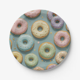 A Whimsical Pastel Donut Dream Pappteller