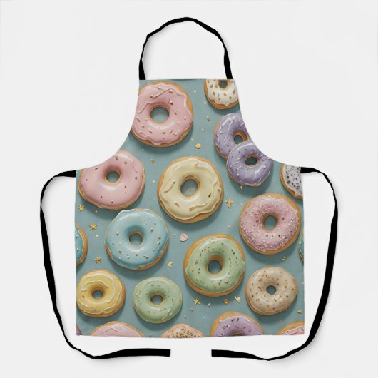 A Whimsical Pastel Donut Dream Schürze (Vorderseite)