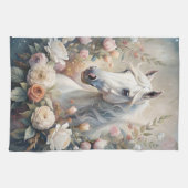 A White Horse  Geschirrtuch (Horizontal)